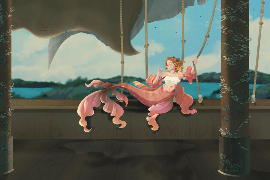 Fragonard Postcard